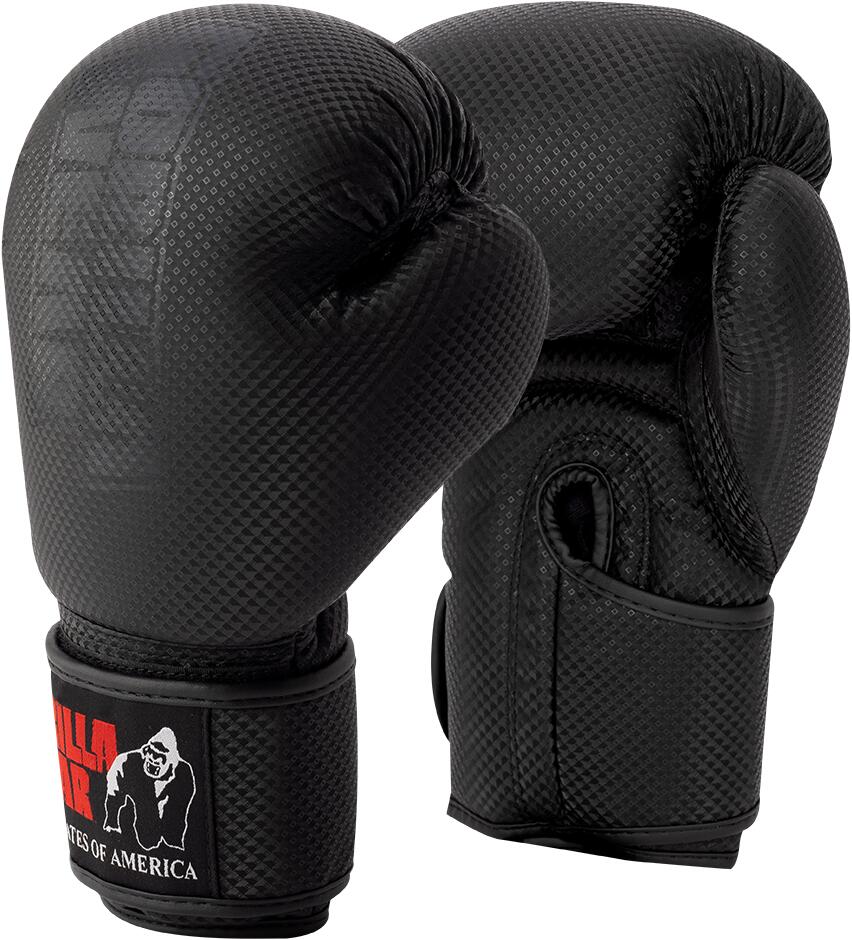 GORILLA WEAR Montello Boxing Gloves - Zwart - 14oz