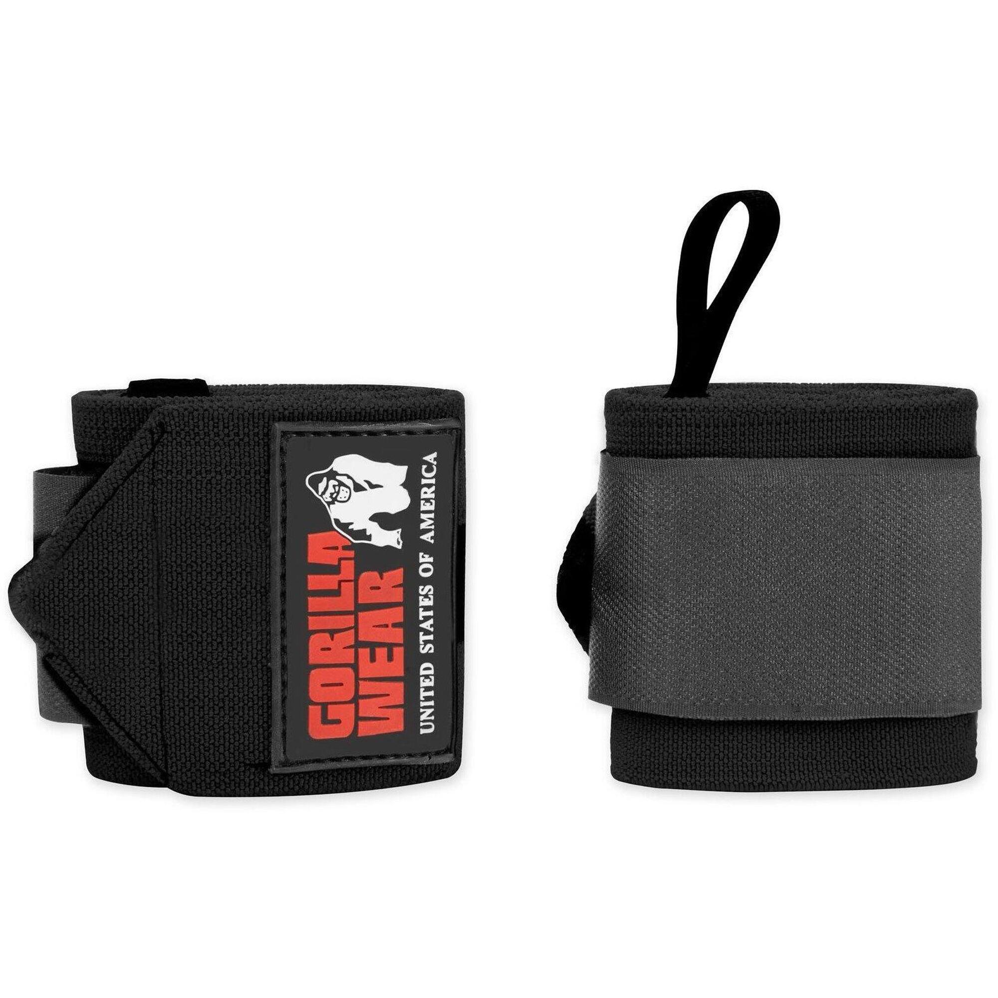 Gorilla Wear - Wrist Wraps Pro - Noir - Maintien De Poignet - Noir - Taille Unique - Decathlon