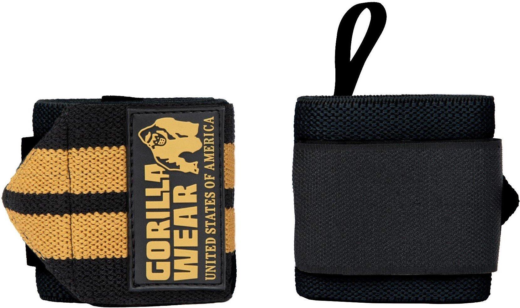 GORILLA WEAR Wrist Wraps PRO - Schwarz/Gold