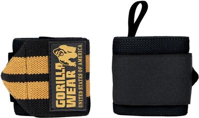 Wrist wraps pro - zwart/goud