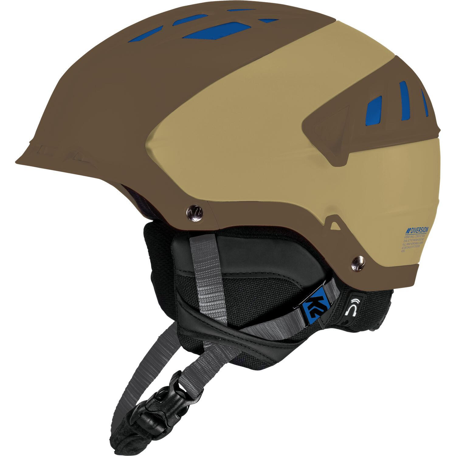 K2 - Casque De Ski / Snow Diversion Earth Homme - Casque - Marron - 40 M - Decathlon