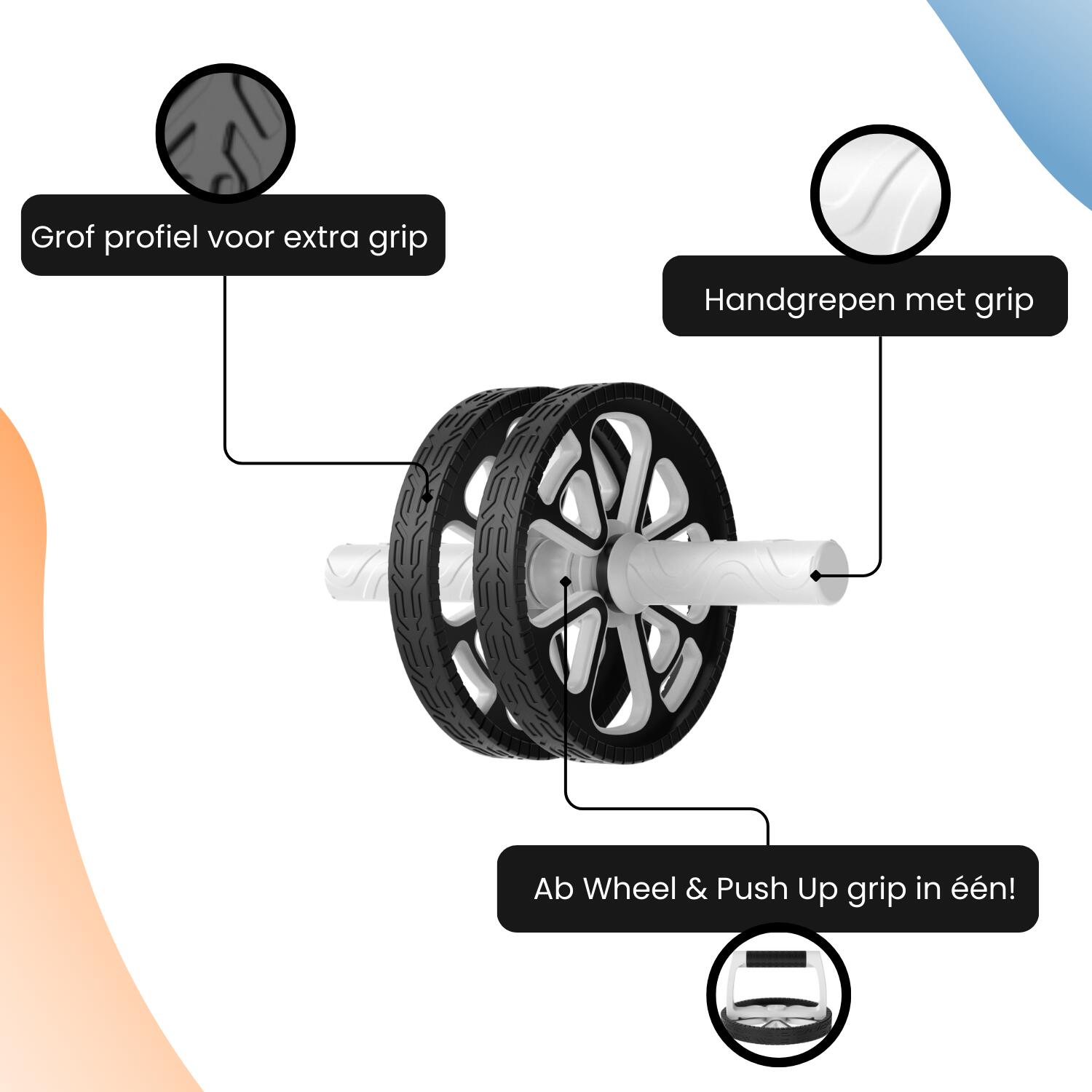 Ab Wheel / Barres de pompe - Combi 7/7