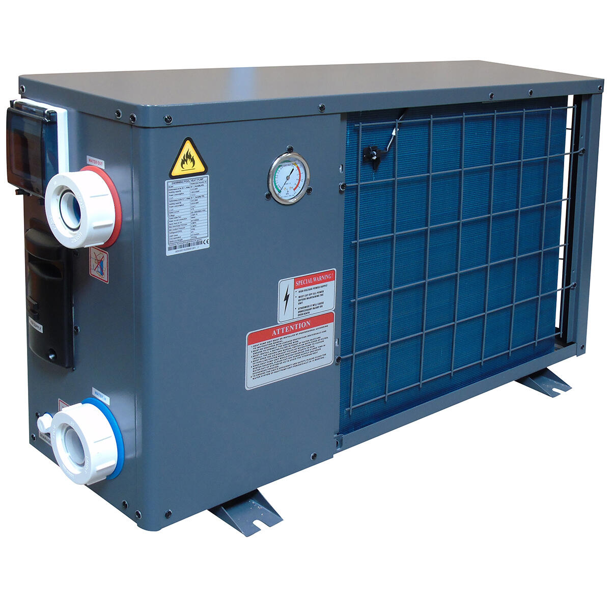 Pompe à chaleur piscine 5.5kw 20m3 2/2