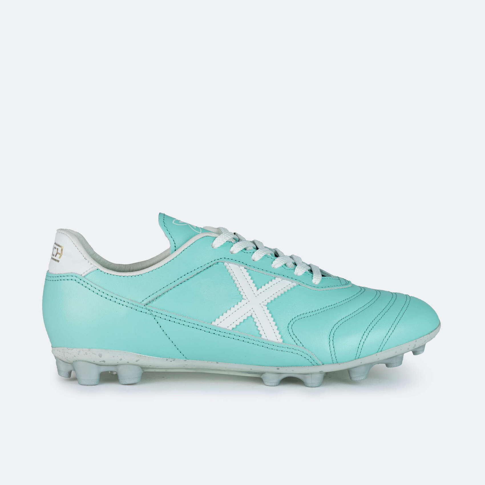 Zapatilla de futbol MUNICH Mundial turquesa