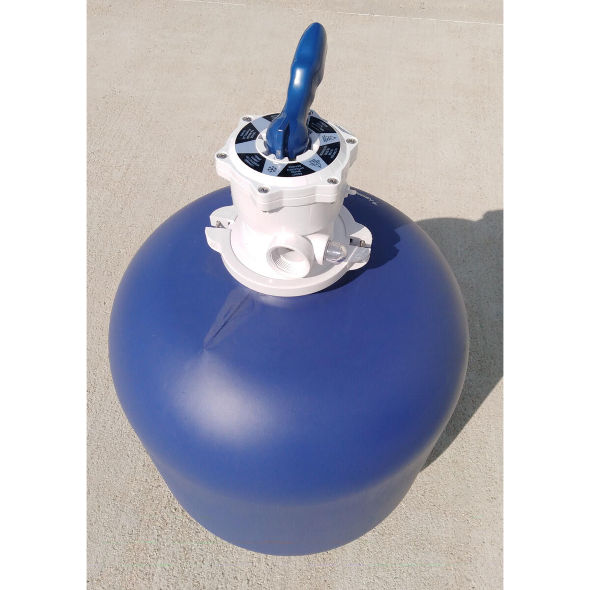 Filtre à sable top pour piscine jusqu'à 75 m3 - débit 14m3/h 3/4
