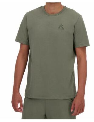 T-Shirt für Männer Lecoqsportif Monochrome ss Nr. Grün