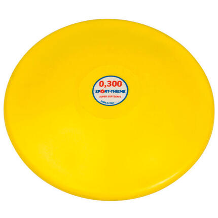 Übungsdiskus Super 0,3 kg Leichtathletik Unisex Gelb