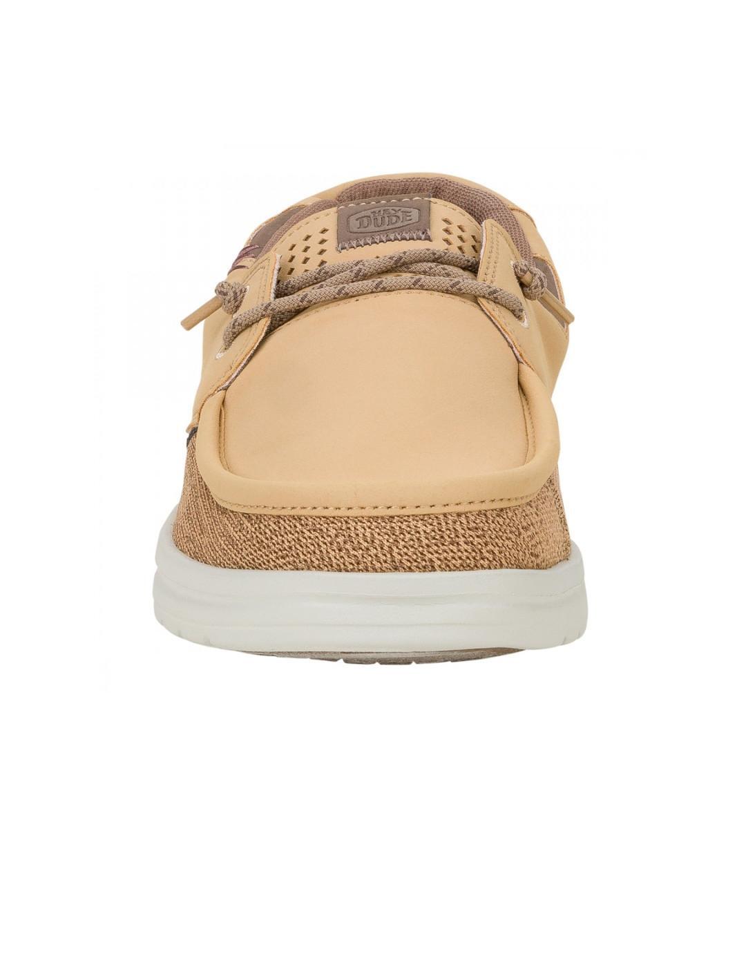 Zapatillas para Hombre Hey dude Welsh grip Camel 4/5