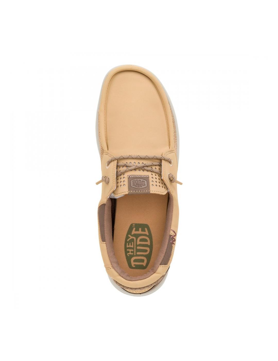 Zapatillas para Hombre Hey dude Welsh grip Camel 5/5