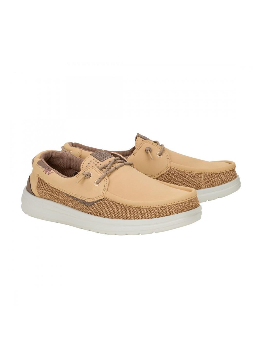 Zapatillas para Hombre Hey dude Welsh grip Camel 2/5