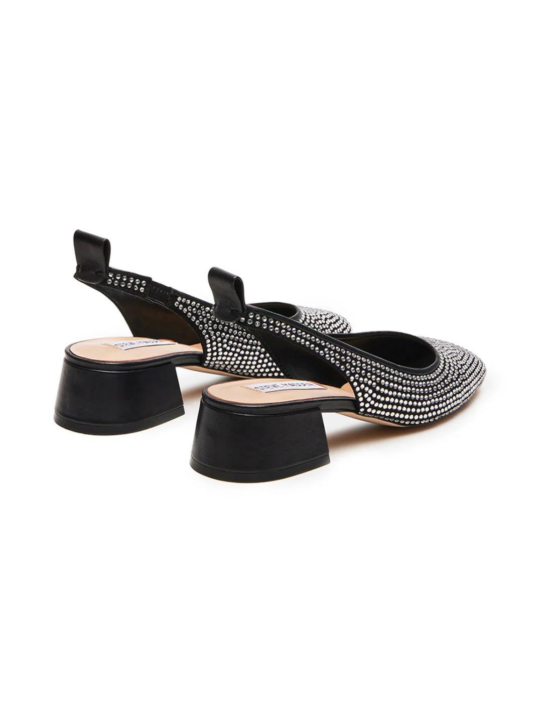 Zapatillas para Mujer Steve madden Smitten rhinestone Negro 3/4