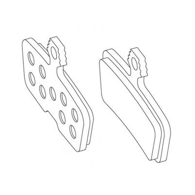 Targhe Sram Code Brake Pad Org/Stl 1 Set