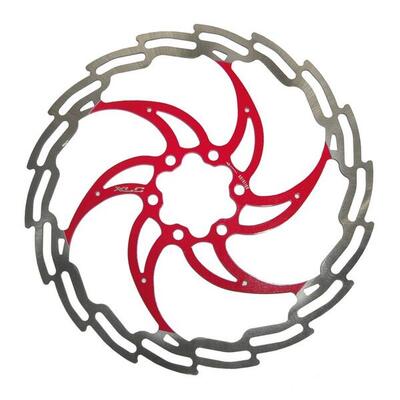 XLC Bremsscheibe BR-X02 Ø 203/1,8mm, silber/rot, 145g