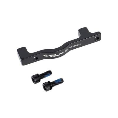 XLC Scheibenbremsadapter für PM-Bremse PM-Gabel VR Ø180 auf 220mm incl 2xM6x18