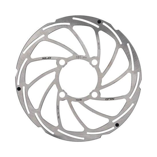 XLC BR-X114 4 Hole Rohloff Brake Disc Silver 180 mm