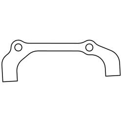 Adaptateur frein à disque arrière et vis Avid is30