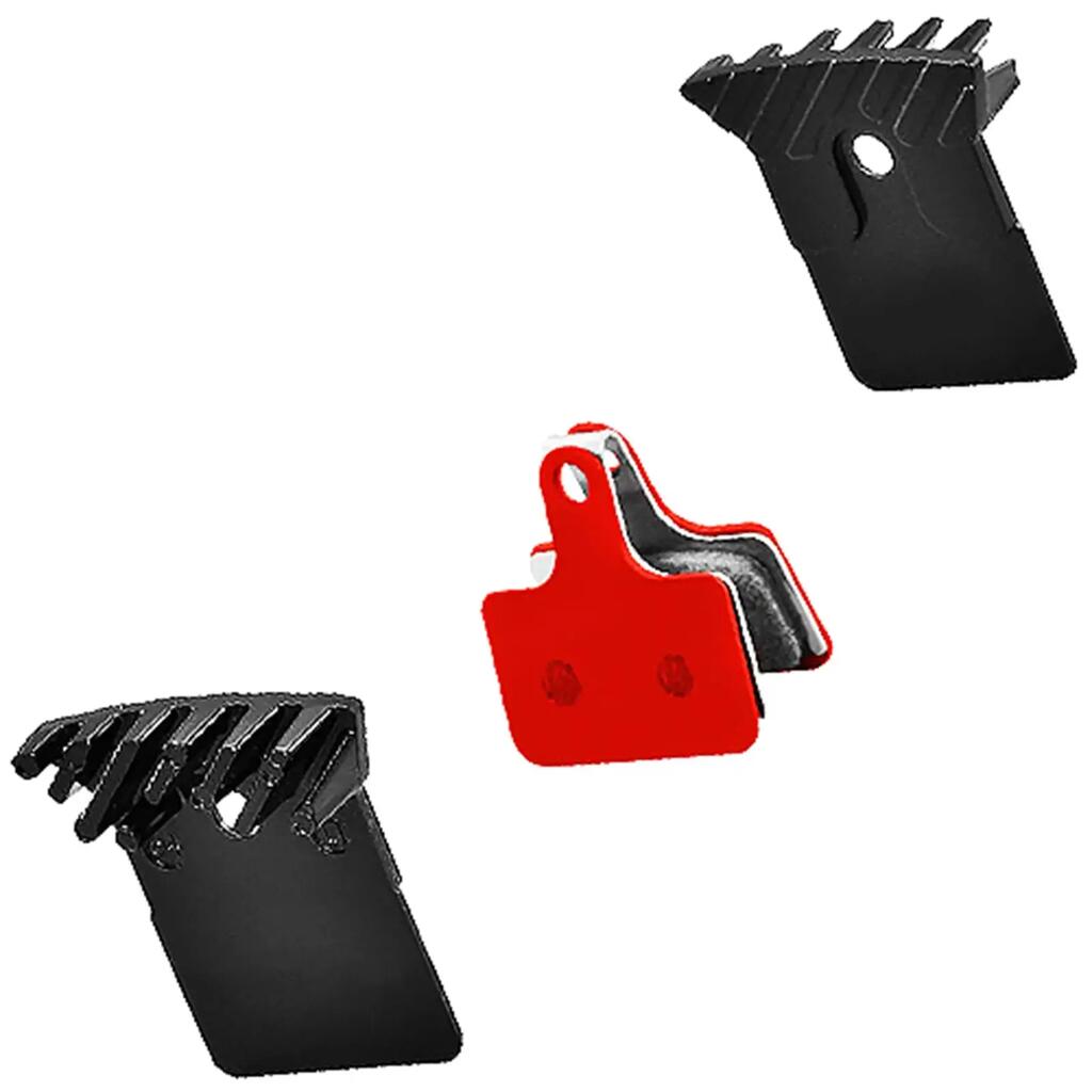 Marwi Union DBP-64SC Sintered Disc Brake Pads with Cooling Fins