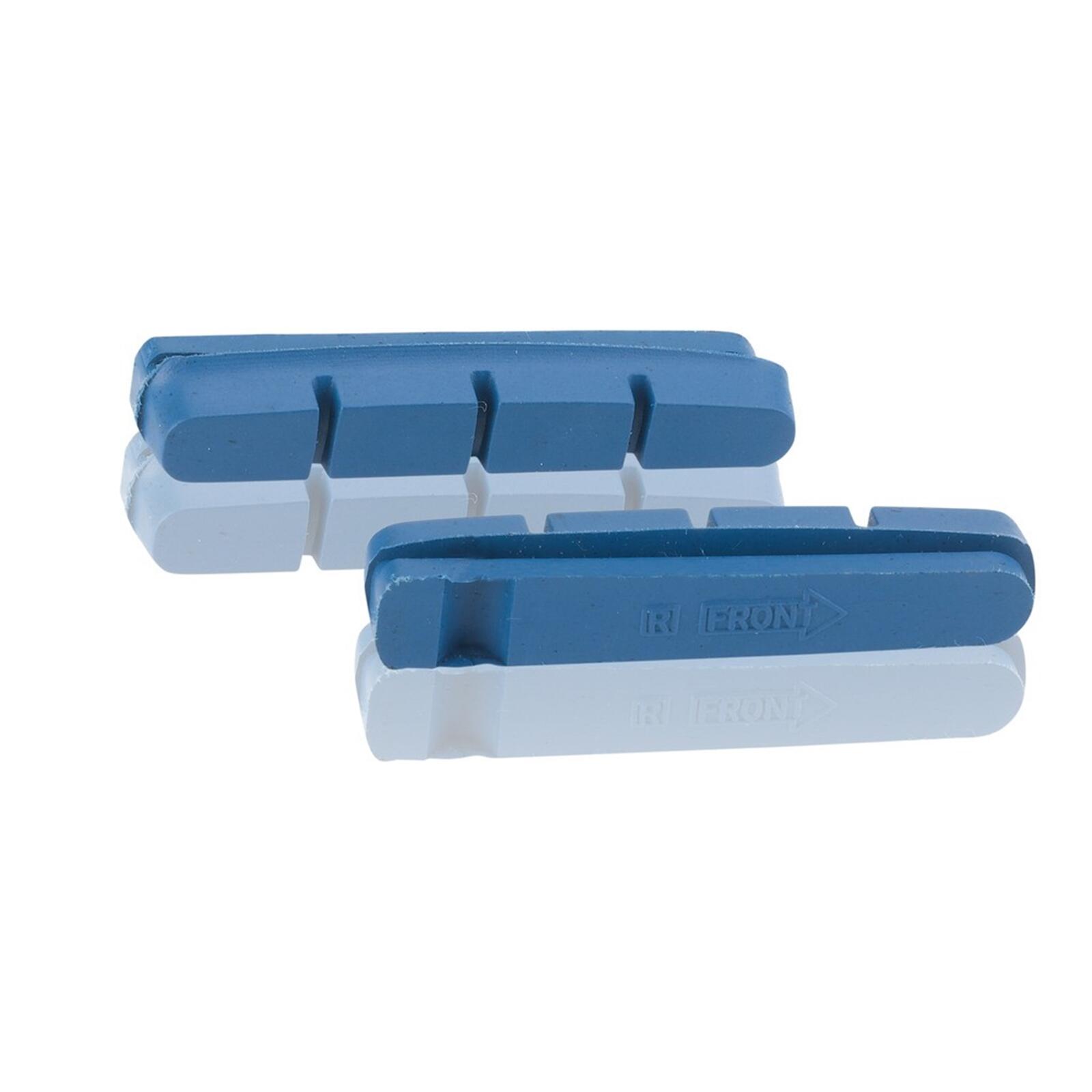 XLC Remrubber BS-X01 Race 55mm Carbon Blauw Set a 4 Stuks