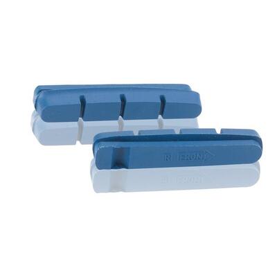Remrubber bs-x01 race 55mm carbon blauw set a 4 stuks