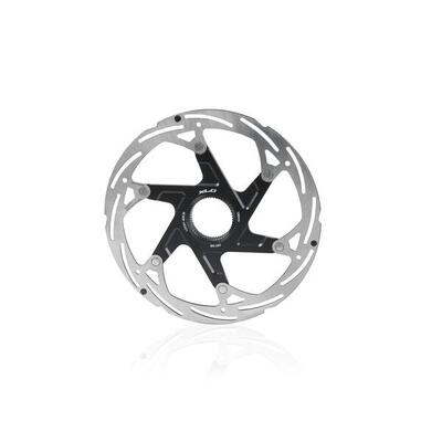 Xlc br-x82 centerlock remschijf zwart / zilver