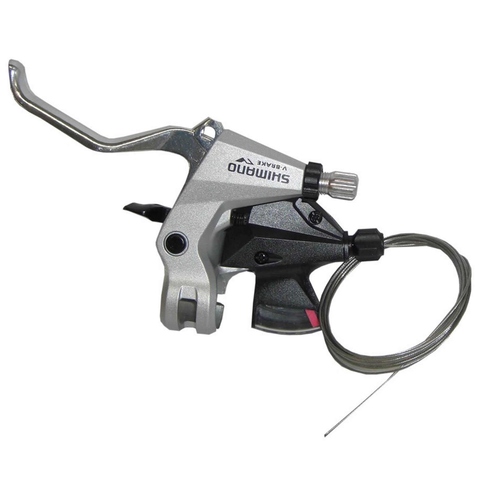 SHIMANO Shimano S+B-Hebel Altus ST-M310 2-Finger 3-fach, links, V-Brake, 1800mm, silber