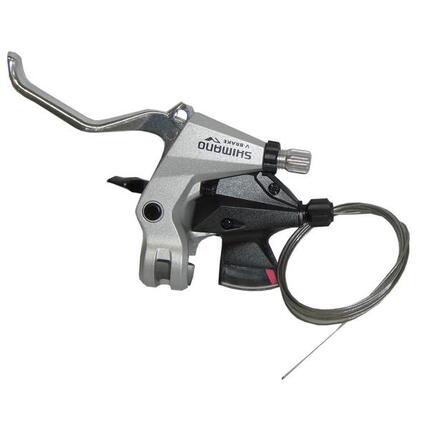 Shimano S+B-Hebel Altus ST-M310 2-Finger 3-fach, links, V-Brake, 1800mm, silber