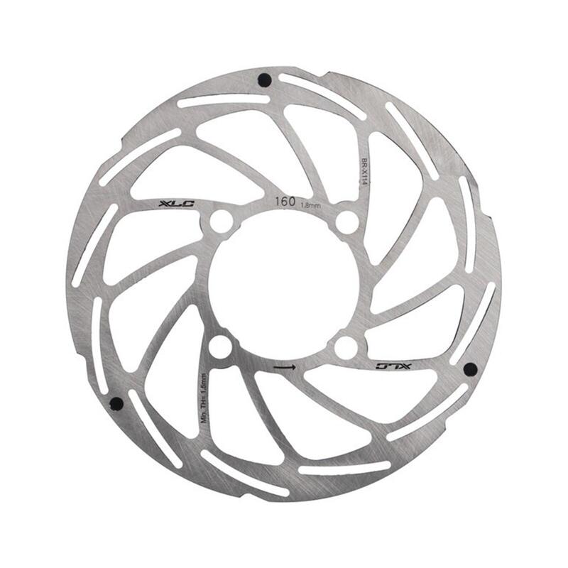 BRX114 Disque De Frein Ø160mm 2.0mm Rohloff 4 Trous - Argent