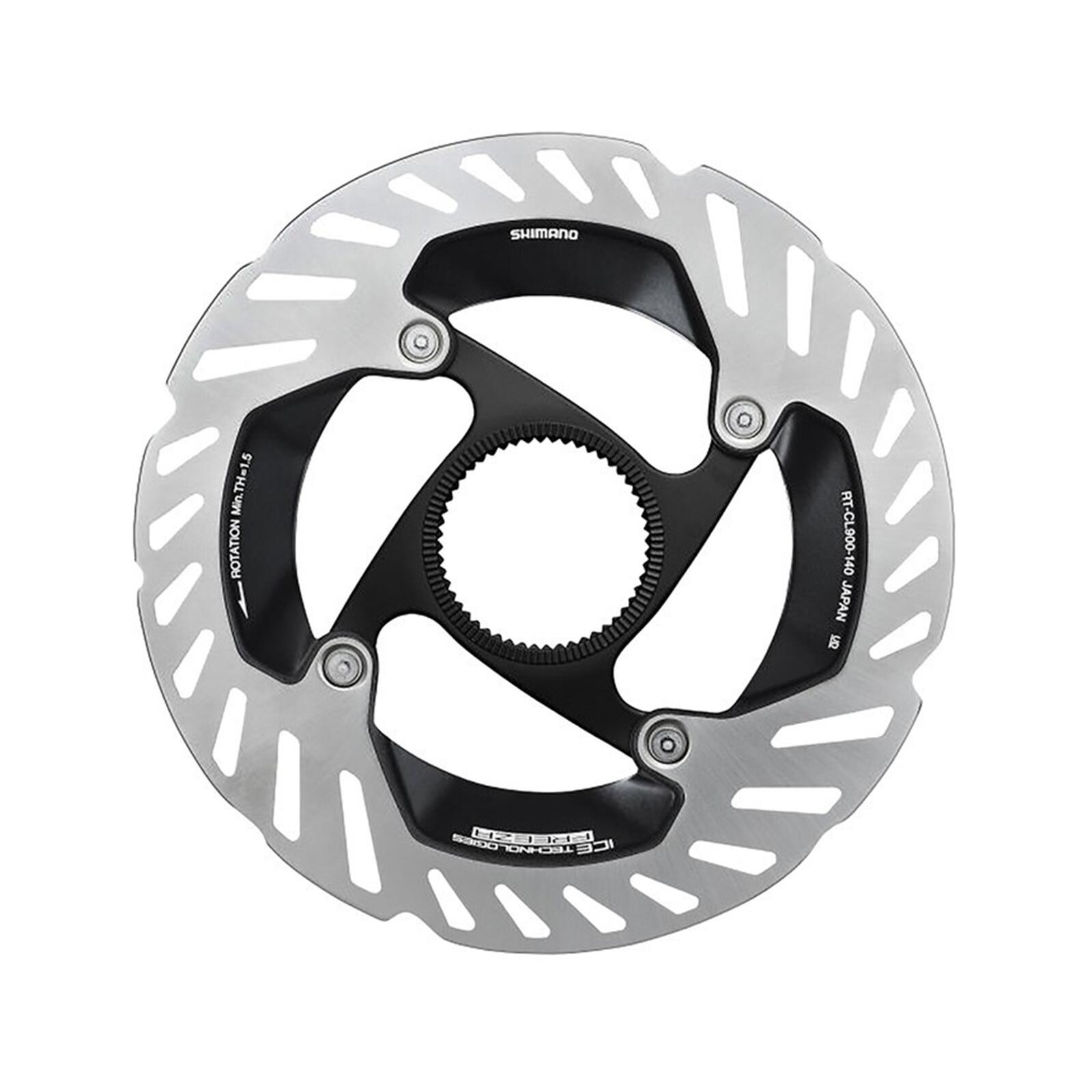 Disco freno con anello di bloccaggio scanalatura interna Shimano RT-CL900 Center 1/3