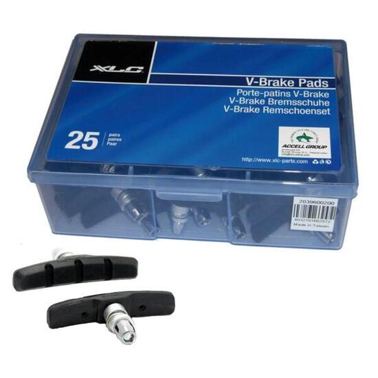 XLC Bremsschuhe für V-Brake BS-V01, 25 Paar