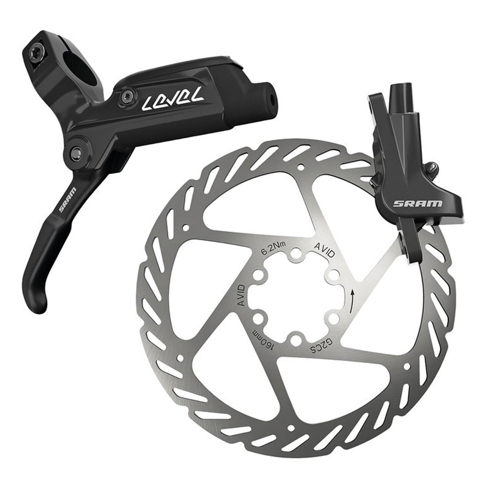 Sram Scheibenbremse Level hydr. HR,1800mm, schwarz, G2CS Rotor,160mm, A1 1/2
