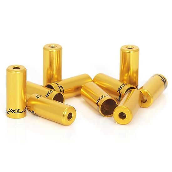 XLC tappi terminali per guaina freno BR-X10 oro Ø interno 50mm 50 pezzi in Fl