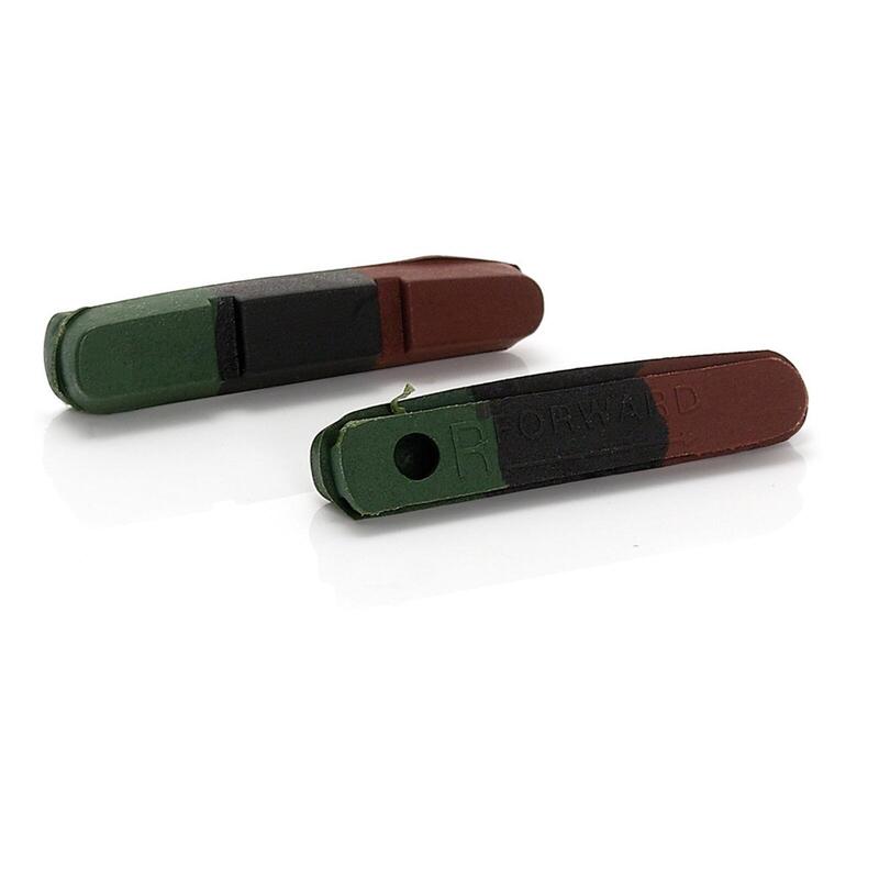 Guma Hamulcowa Bs-X01 Race 55 Mm Zielona/Czarna/Czerwona, Zestaw 4 Sztuk