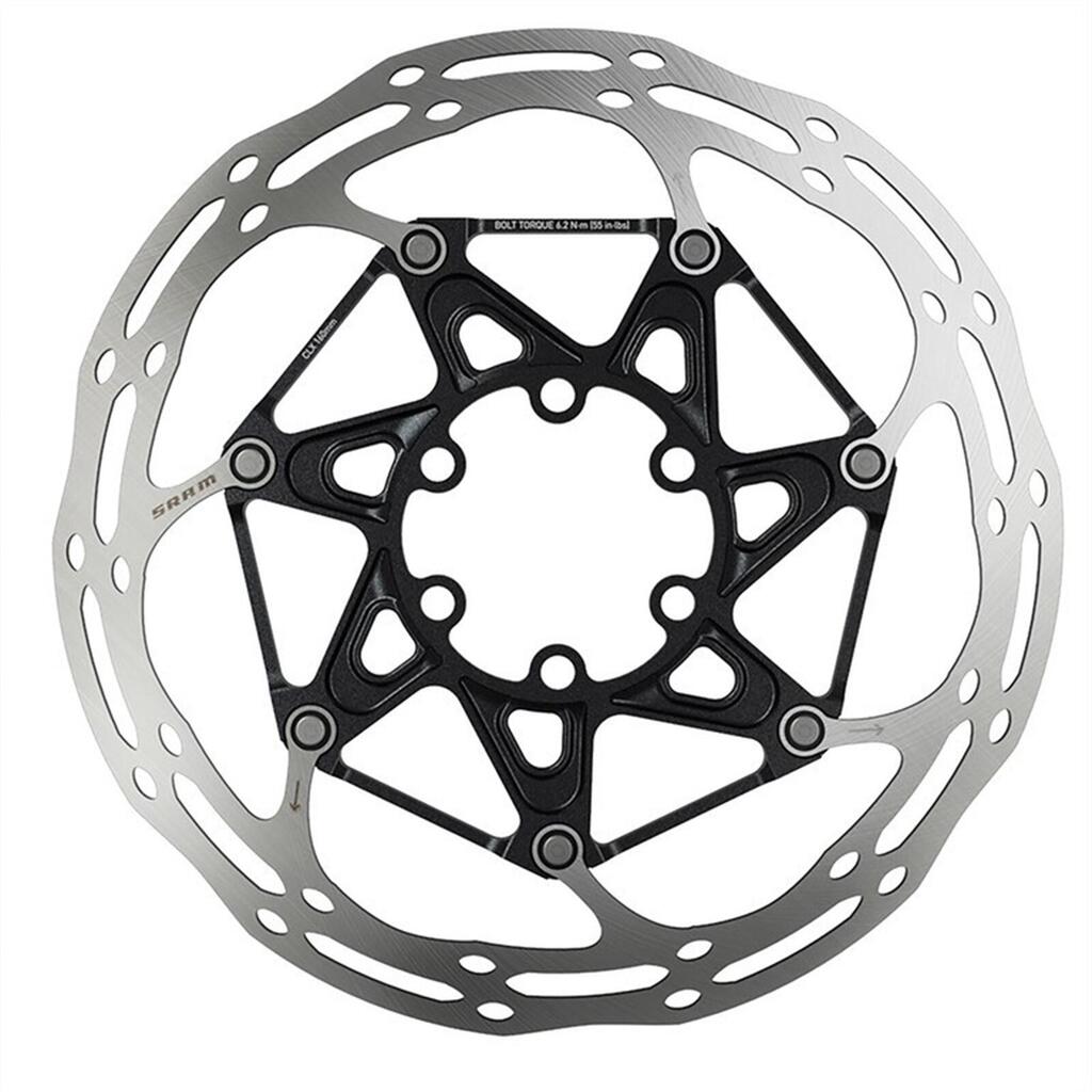 Discs Sram Rotor Centerline 2P 160Mm Black Ti Rounded