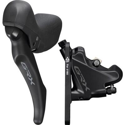 Shimano Scheibenbremse GRX RX 4002 hydr VR, links, 1000mm, sw, m. Hebel BLRX600