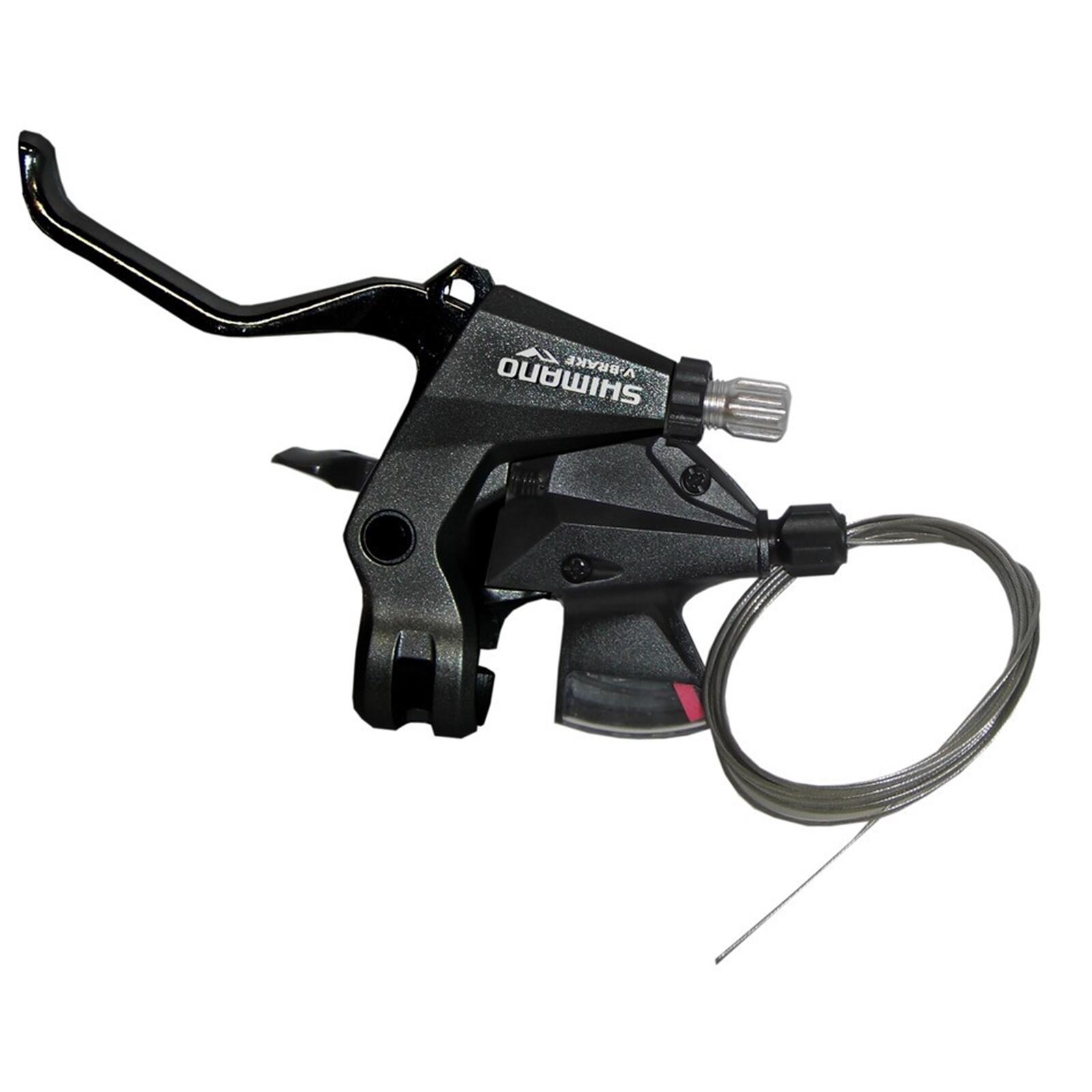Shimano S+B-Hebel Altus ST-M310 2-Finger 3-fach, links, V-Brake, 1800mm, schwarz 1/2