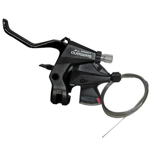 Shimano S+B-Hebel Altus ST-M310 2-Finger 3-fach, links, V-Brake, 1800mm, schwarz