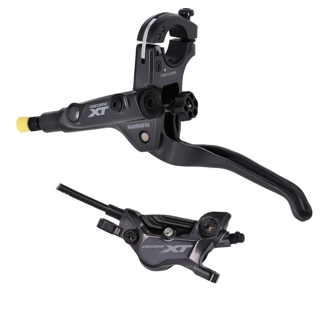 Shimano Deore XT BR-M8120 Disc Brake Set — Left, 1000 mm, Black.