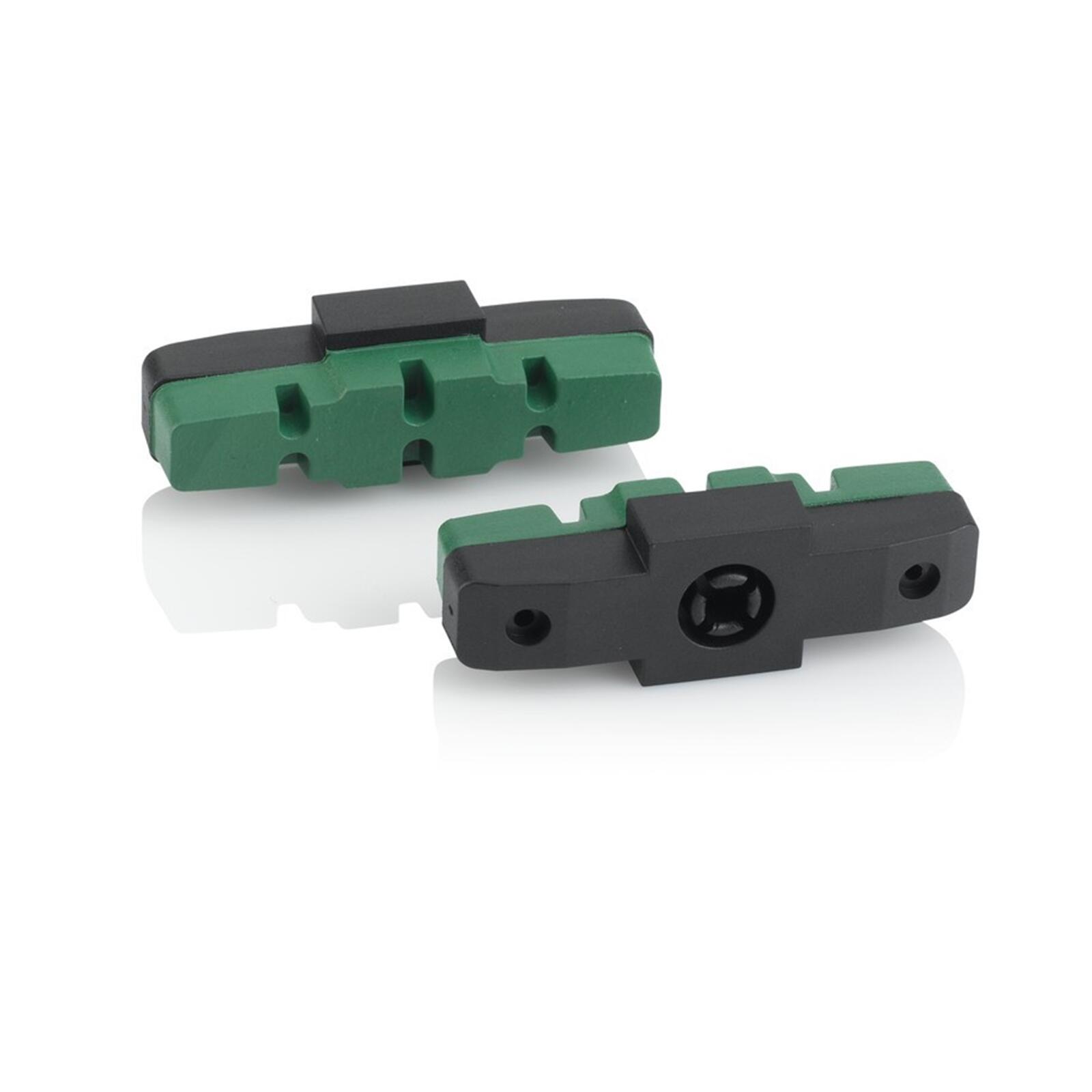 XLC Remrubber Magura HS11/HS33 BS-X42 50mm Zwart/Groen Set a 4 Stuks