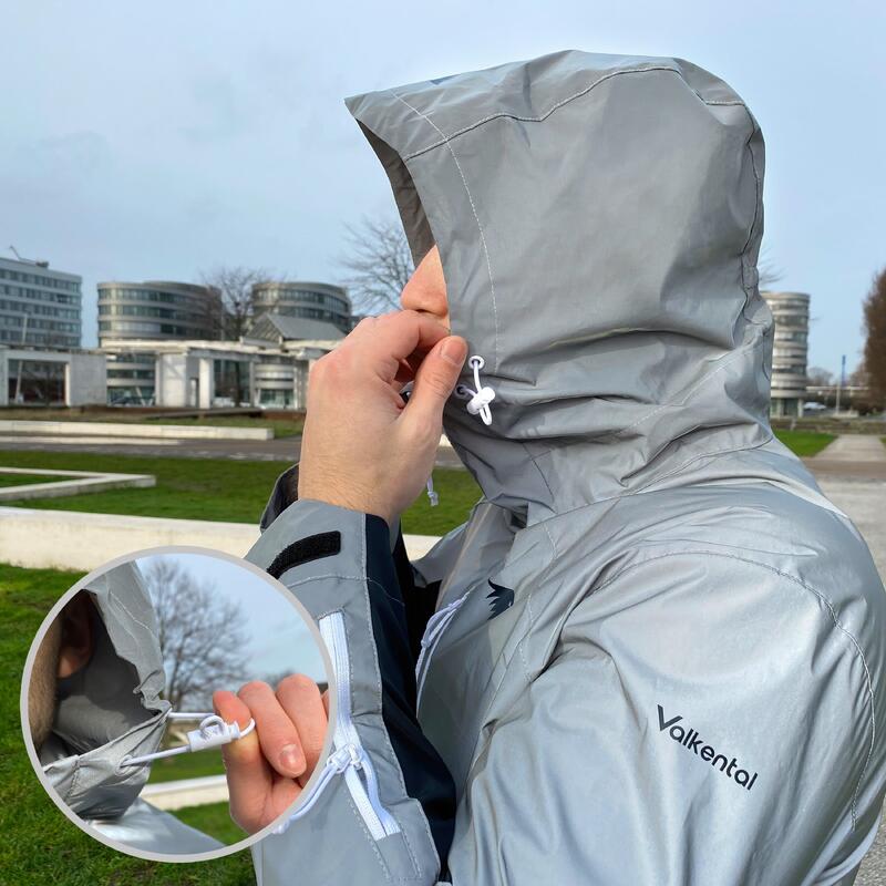 Veste fonctionnelle réfléchissante - Homme réfléchissant gris