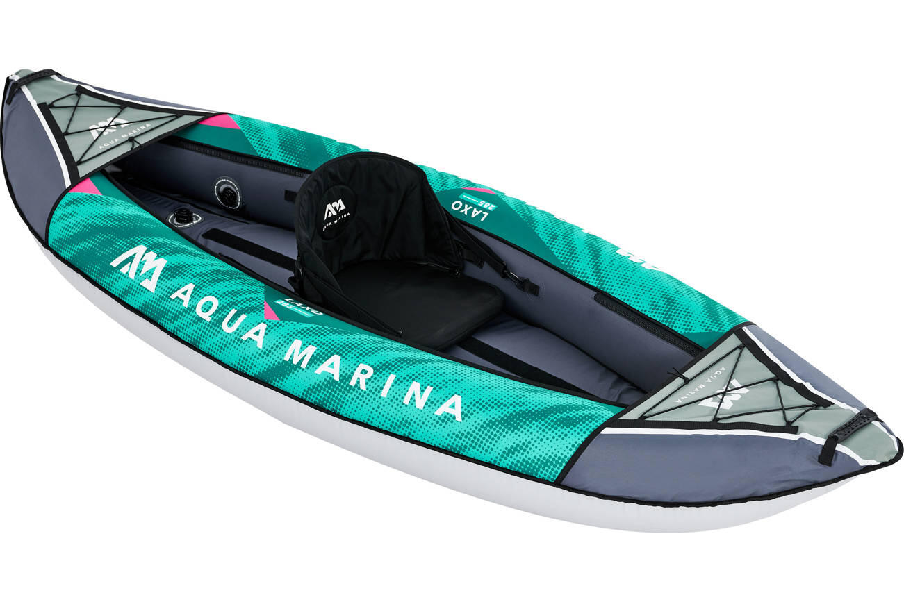 Kayak gonflable 1 place Aqua Marina Laxo 285 – balades lac & rivière 3/7