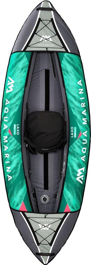 AQUA MARINA Aqua Marina Laxo-285 Opblaasbare Kajak Kanoboot 1 Persoons Groen-grijs