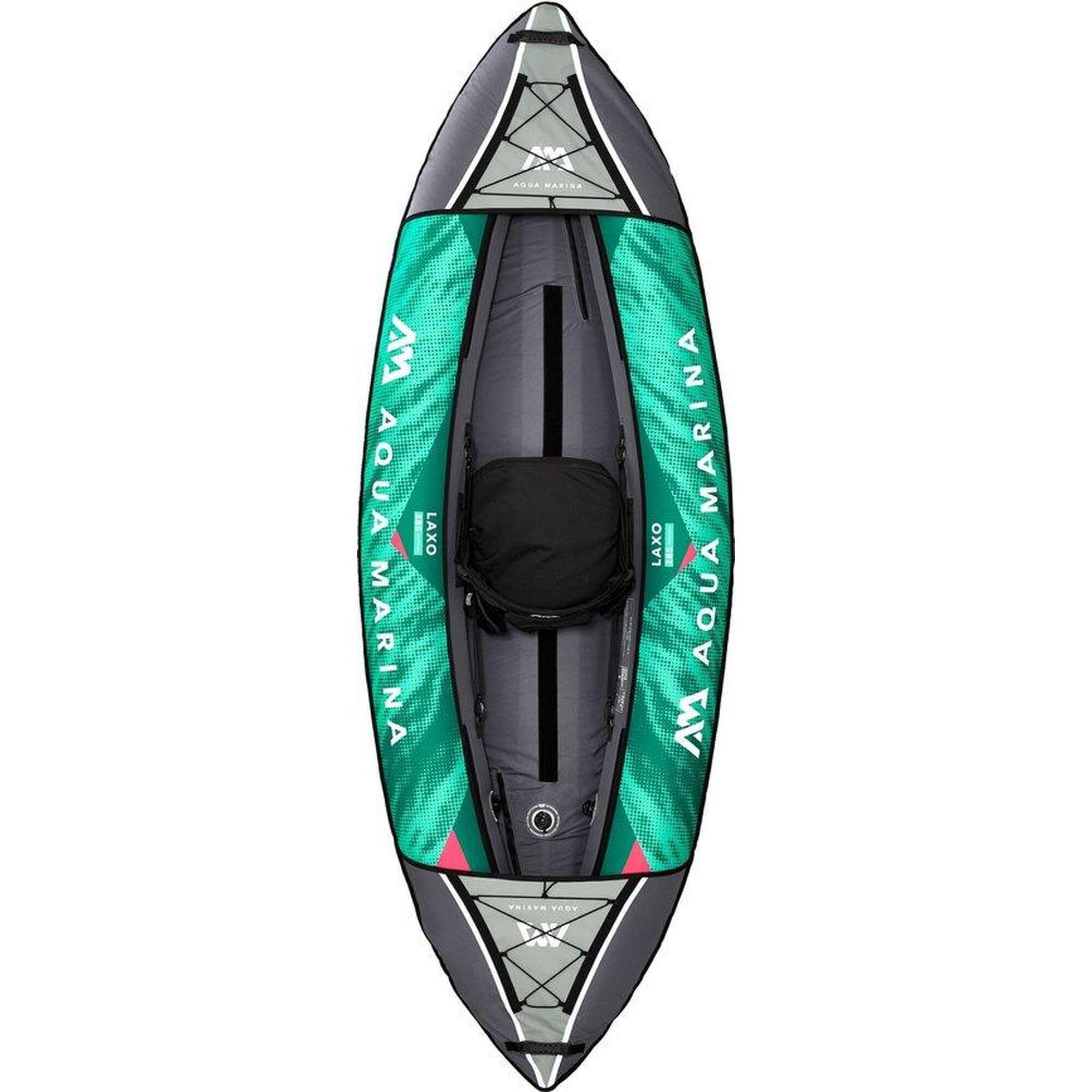 Aqua Marina - Kayak Aqua Marina Laxo 285 Pour Une Personne - Kayak - Blanc|bleu|gris|vert - Taille Unique - Decathlon