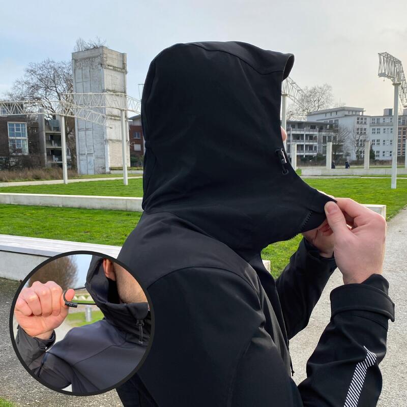 Veste fonctionnelle réfléchissante - Homme réfléchissant noir