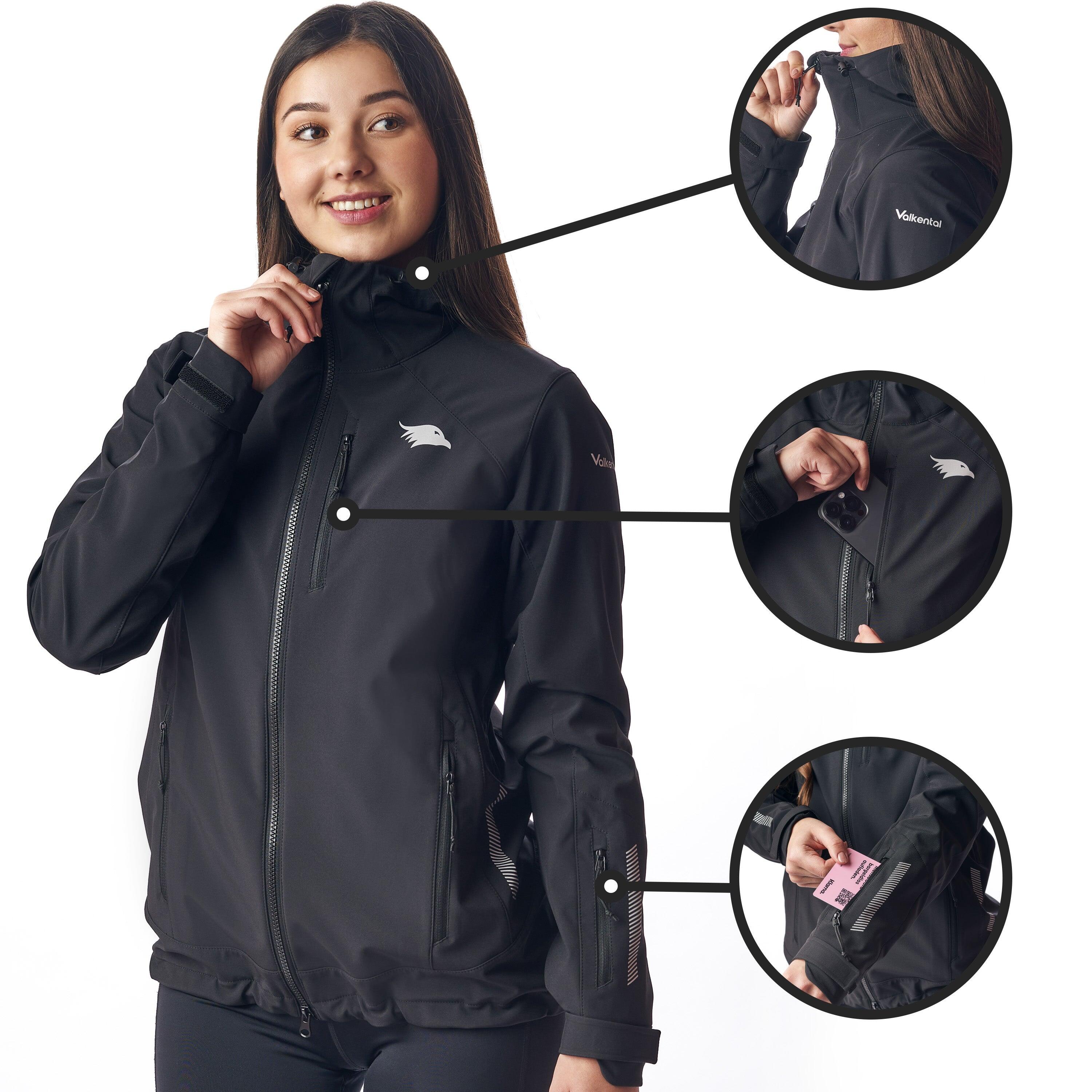 Veste fonctionnelle réfléchissante - Femme réfléchissant noir 4/7