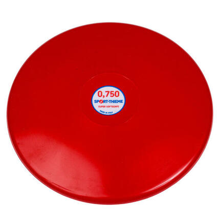 Übungsdiskus Super 0,75 kg Leichtathletik Unisex Rot
