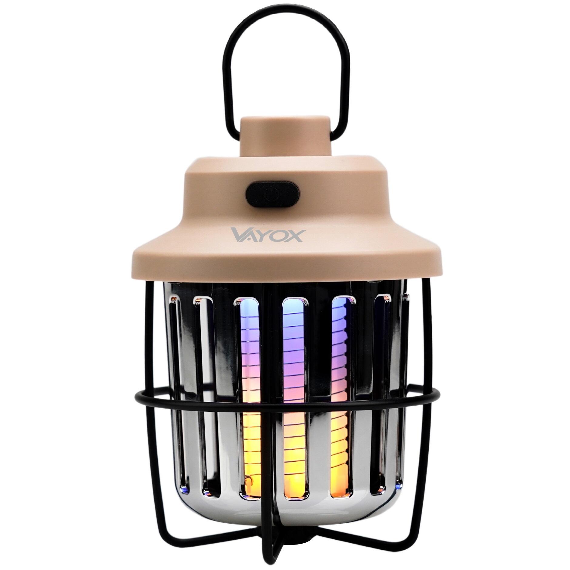 VAYOX Lampada insetticida UV VAYOX VA0336 per zanzare e mosche, ricaricabile
