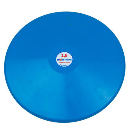 Übungsdiskus Super 1,5 kg Leichtathletik Unisex Hellblau