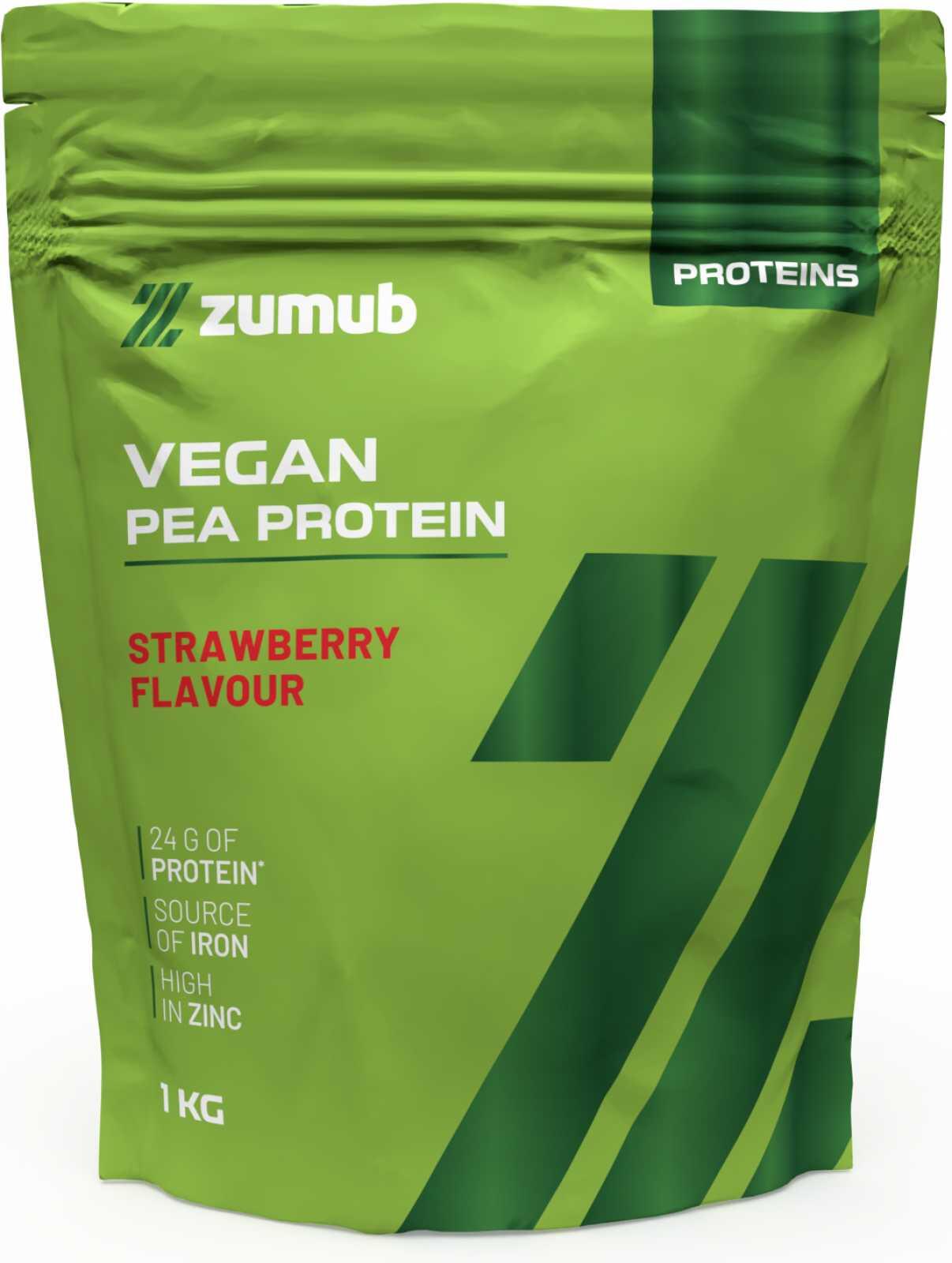 Zumub Vegan Protein (Pea Protein) 1 Kg - Fragola 1/2