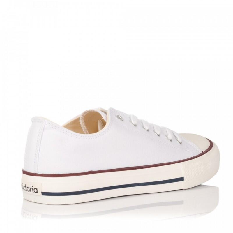 Zapatillas Lona Hombre Victoria Tribu Basket Lona Blanco 3/6
