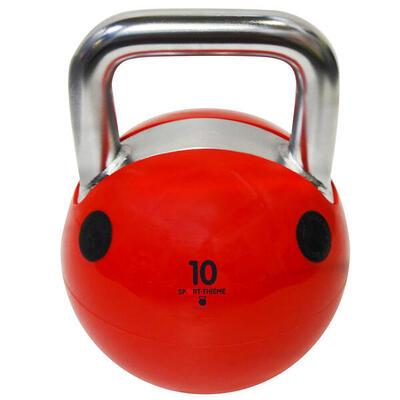 Kettlebell Soft Rot 10 kg Gewichtheben Unisex Rot